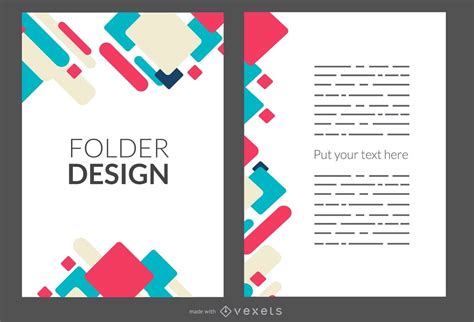 cover  folder maker editable design