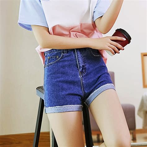 Nice Summer Popular Pop Short Women Cotton Denim Shorts High Waist