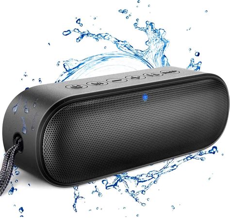 bluetooth speakerlenrue  ipx waterproof bluetooth speaker  bass  fi stereo