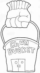 Bucket Chum Drawing Spongebob Draw Easy Plankton Step Squarepants Tutorial sketch template