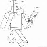 Minecraft Pages Xcolorings Netherite sketch template