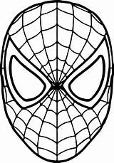 Spiderman Boyama sketch template