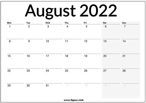 august  calendar uk printable printable calendars