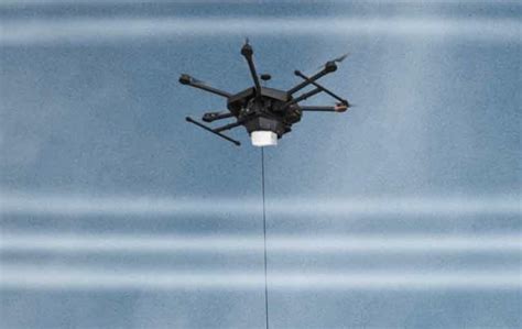 kinetic mesh networks augment airmast tethered drone system uas vision
