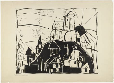 moma the collection lyonel feininger city on the