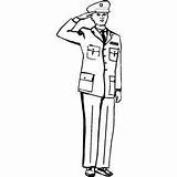 Salute Veteran sketch template