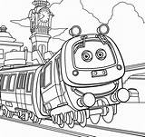 Chuggington Coloring4free Tootsie sketch template