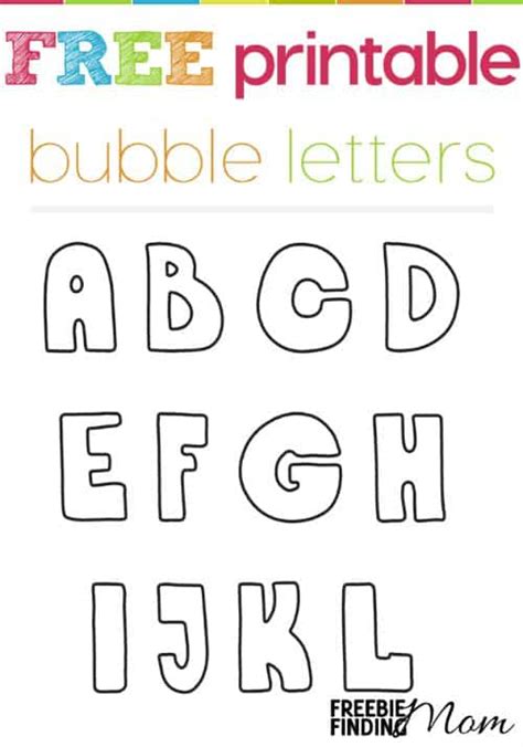 bubble letters  printable printable blank world