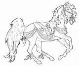 Coloring Pages Horse Carousel Printable Celestial Pretty Requay Print Horses Deviantart Kids Adults Adult Color Animal Getcolorings Coloriage Popular Coloringhome sketch template