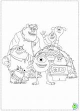 Monsters University Coloring Pages Inc Characters Dinokids Print Getcolorings Close Popular Printable sketch template