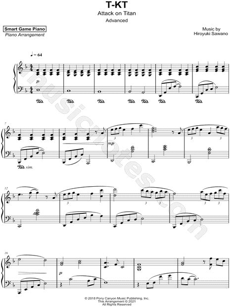 smart game piano t kt [advanced] sheet music piano solo in d minor