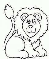 Mewarnai Singa Harimau Kucing Bonikids Binatang Sleepy Kolase Inspirasi Hewan Menggambar Buas Coloringhome sketch template