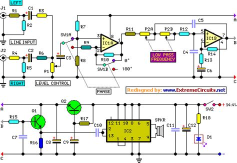 subwoofer  amp wiring diagram   subwoofer amplifier output  grounded