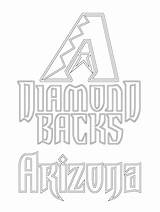 Coloring Diamondbacks Arizona Logo Pages Mlb Baseball Printable Backs Sport Diamond Print League Indians Cleveland Template Supercoloring Color Kids Major sketch template