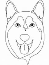 Husky Coloring Inuit Face Dog Pages Dogs People Siberian Book Sled Ws Animals sketch template
