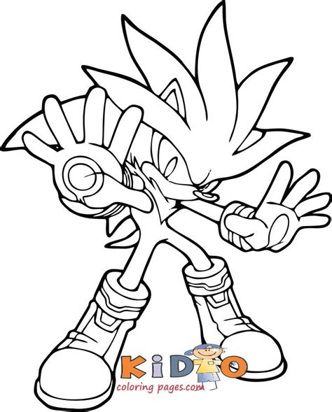 silver sonic colouring pages printable silver printable coloring page