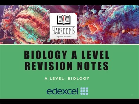 level edexcel biology  complete set  revision notes