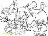 Safari Coloring Pages Animals Getcolorings Printable sketch template