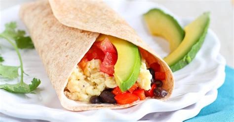 healthy breakfast wrap recipes popsugar fitness