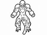 Frieza Coloring sketch template