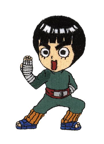 Naruto Patch Chibi Rock Lee Stance Archonia Us