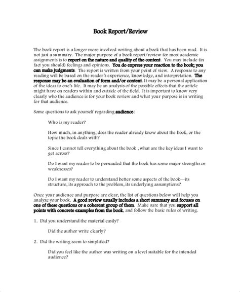 college report examples   write  college book report outline