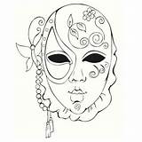 Maszk Sablon Mascaras Carnaval Gras Mardi Pages Decoplage Masque Maske Coloriage Mask Masken Venetian Masks Ausmalen Zeichnen Venezianische Velencei Fasching sketch template