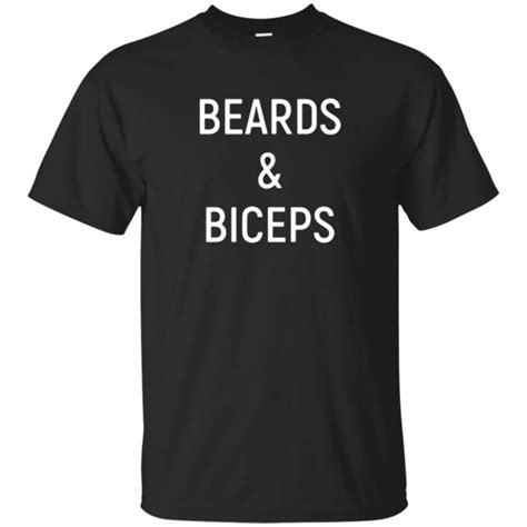 Beards And Biceps Funny T Shirt Cute Fitness Quote In T Shirts From Men S