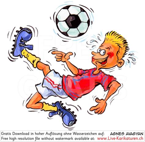 fussball sport kicker junge wwwlive karikaturench