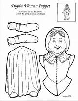 Pilgrim Puppet Woman Thanksgiving Indian Toys Preschool Little Girl Rootsweb Ancestry sketch template