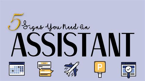 signs    assistant personal assistant executive assistant