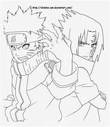 Sasuke Naruto Coloring Pages Vs Curse Drawing Lineart Mark Pngkey sketch template