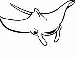 Manta Ray Coloring Pages Color Drawing Stingray Rays Animals Printable Getdrawings Logos Popular sketch template