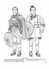 Japanese Peasants Fashions Ziyaret sketch template