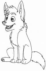 Coloring Wolf Pages Pup Color Getcolorings sketch template
