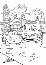 Coloring Hudson Doc Sally Pages Cars Disney Kids Index Mater Tow Truck sketch template
