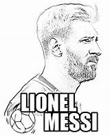Messi Coloring Lionel Pages Printable Getcolorings Color Print sketch template