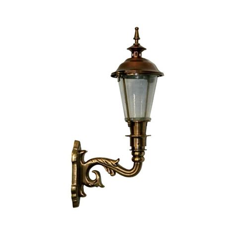 buitenlamp brons met wandarm hoogte  cm klassieke buitenlampen buitenverlichting