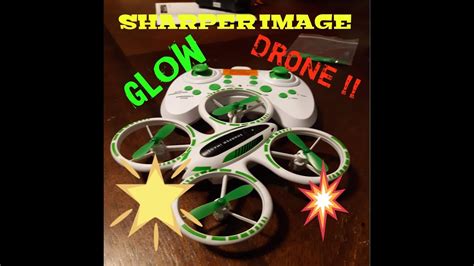 sharper image glow stunt drone full review youtube