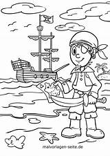 Pirat Malvorlage Piraten Piratenschiff Malvorlagen Ausdrucken Herunterladen Kinderbilder Ganzes Piratin Großformat öffnen Seite sketch template