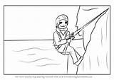 Draw Drawing Rock Climber Climbing Step Tutorials Learn Sports Paintingvalley sketch template