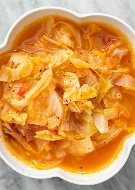 here s an easy nourishing cabbage soup for cold winter days made with
