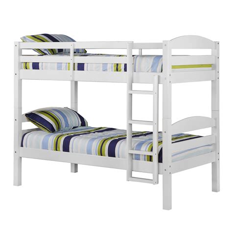 walker edison twin  twin solid wood bunk bed  oj