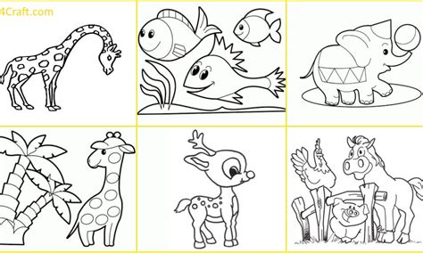 animal coloring pages  kids kids art craft