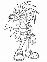 Sonic Underground Hedgehog Manic Sleet sketch template