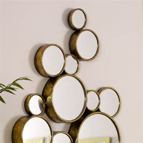 circle wall mirror  shelf mirror ideas