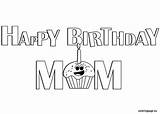 Birthday Coloring Mom Happy Pages Printable Colouring Mum Color 40th Kids Template Banner Coloringpage Eu Grandma Choose Board 50th Uploaded sketch template