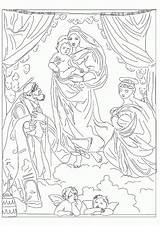 Coloring Catholic Pages Saint Saints Popular Library Clipart Gootee Betty sketch template