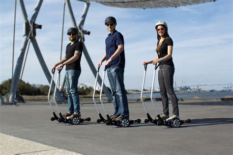 hoverbars turn hoverboard into a ski like electric vehicle