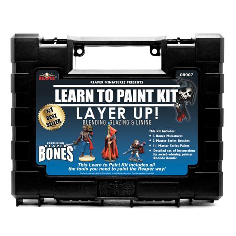 reaper miniatures learn  paint kit layer   miniature painting shop